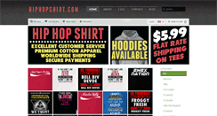 Desktop Screenshot of hiphopshirt.com